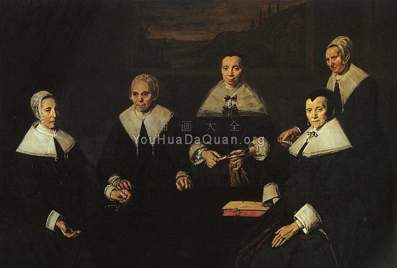 The Women Regents of the Haarlem Almshouse - 弗朗斯·哈尔斯